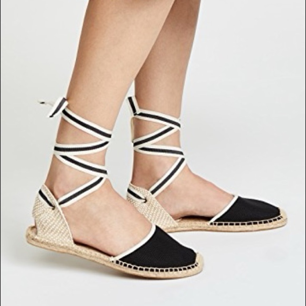 Black Espadrille Sandals